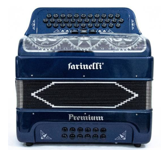ACORDEON FARINELLI 34 BOTONES 12B/3 REG FA AZUL